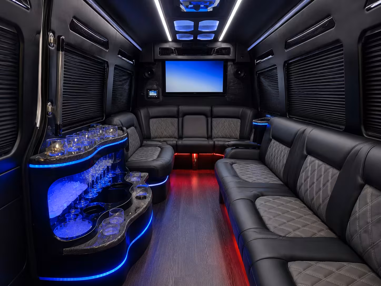 bus rental options for lake charles trips