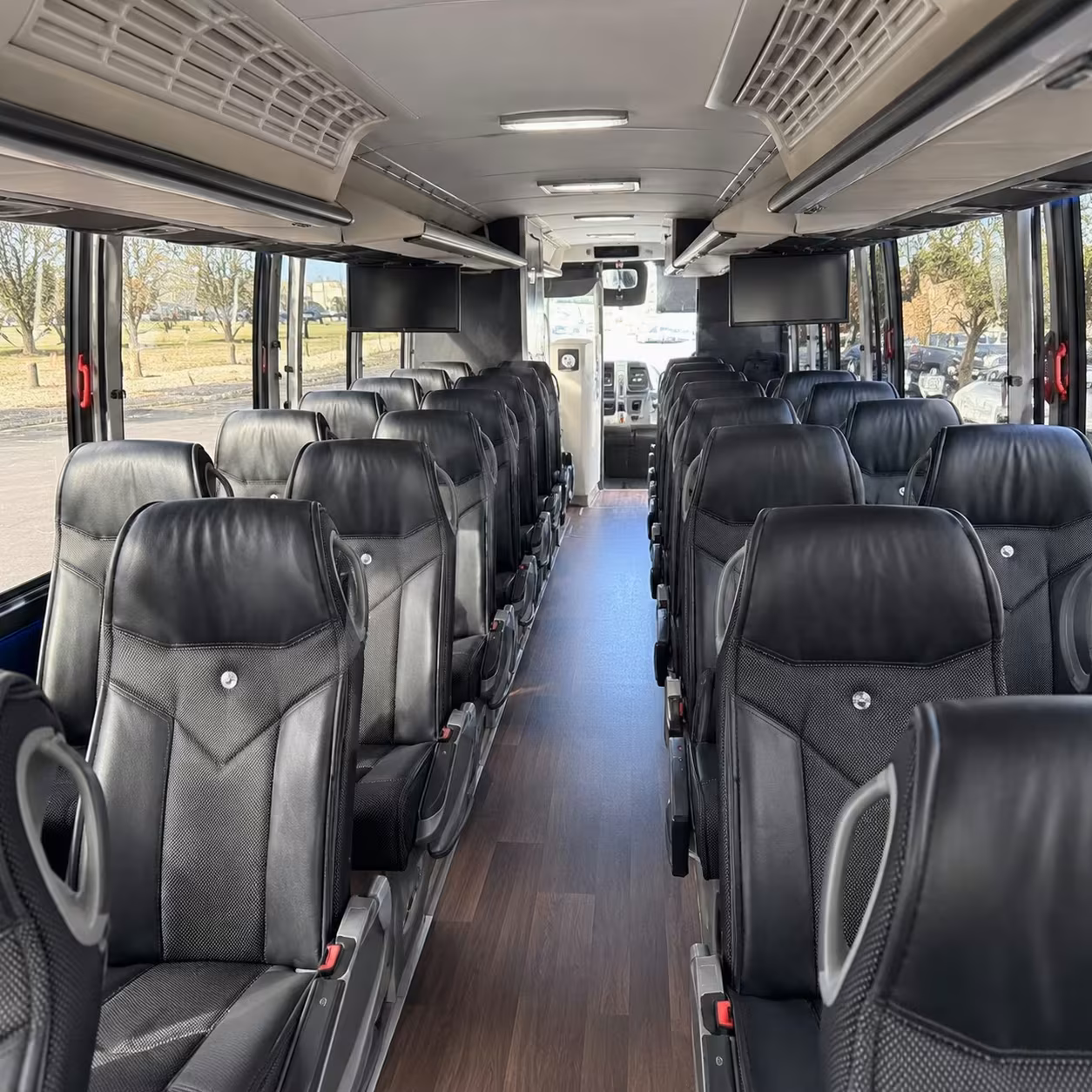 charter bus rentals between fort polk and lake charles
