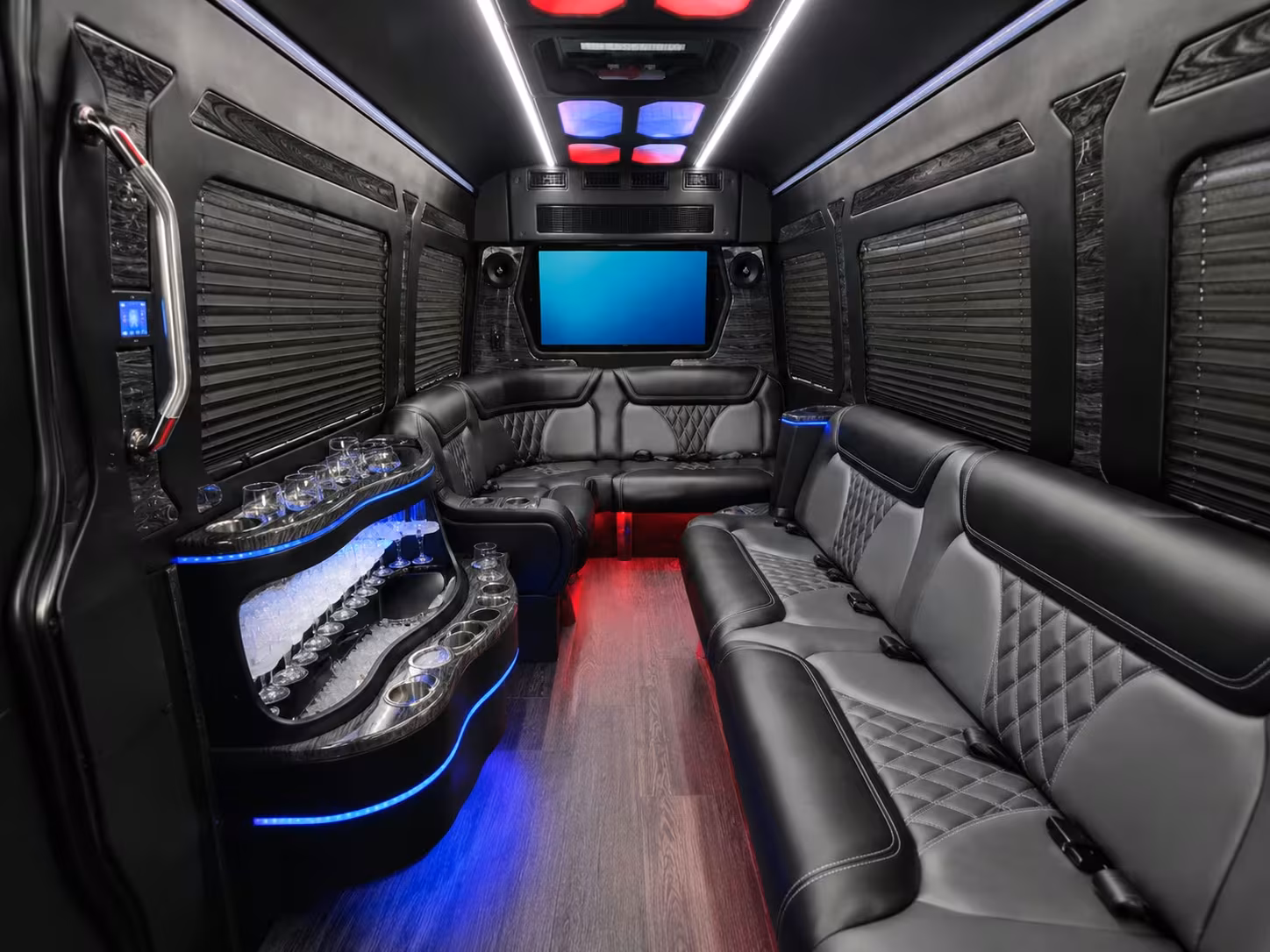 corporate shuttle buses for mcneese and lake charles hospitals