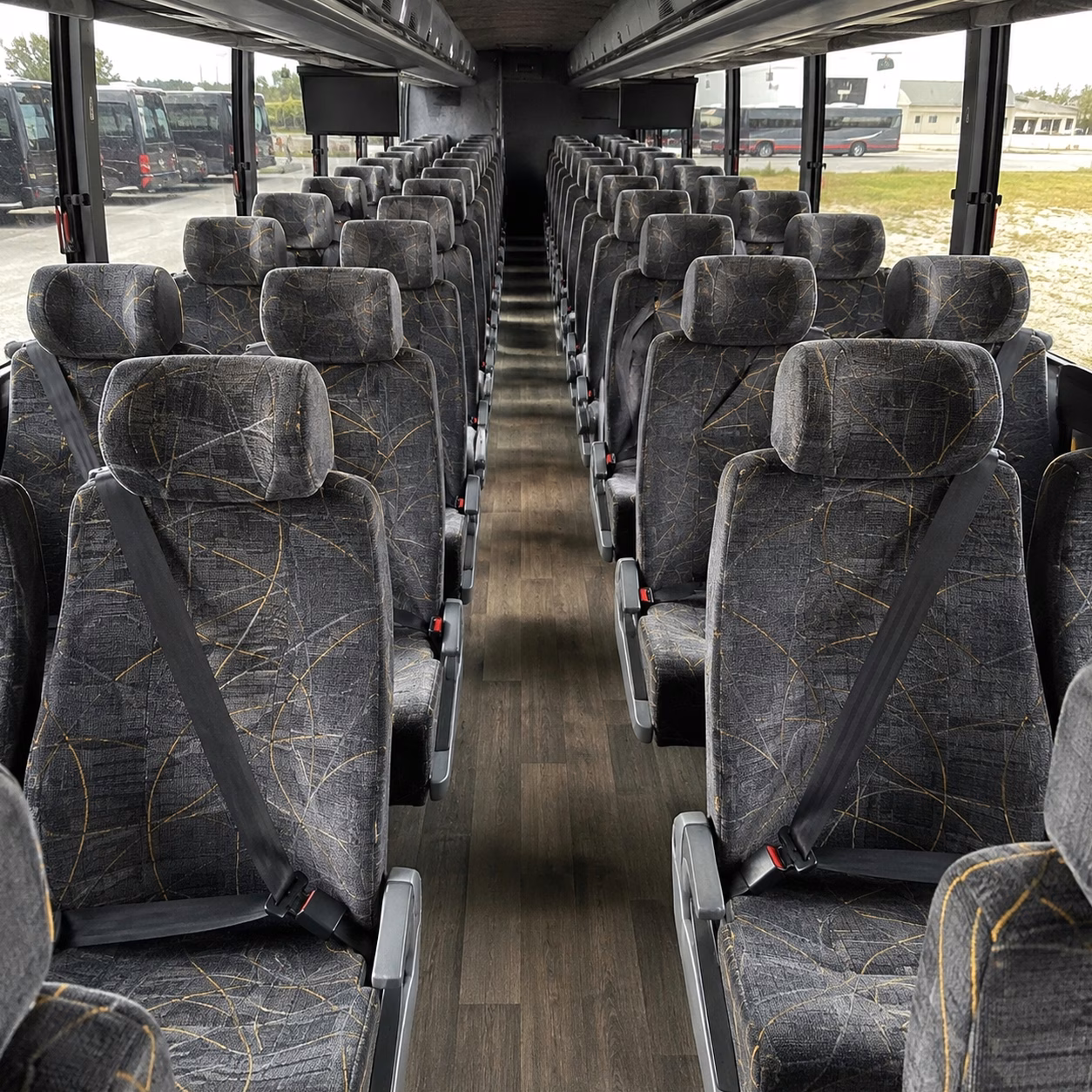 lake charles charter bus rental inside