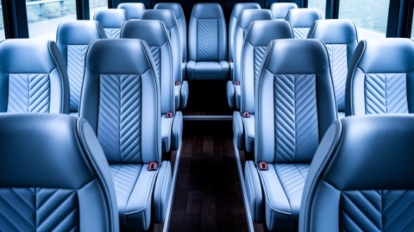 18 passenger minibus interior