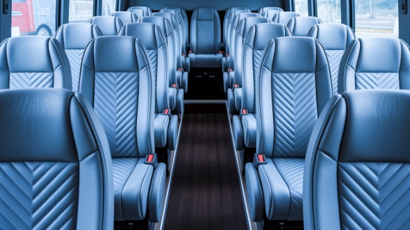 25 passenger minibus interior