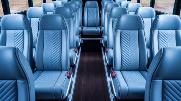 28 passenger minibus interior