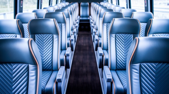 50 passenger charter bus interior