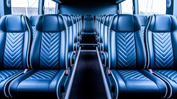 lake charles 18 passenger minibus inside