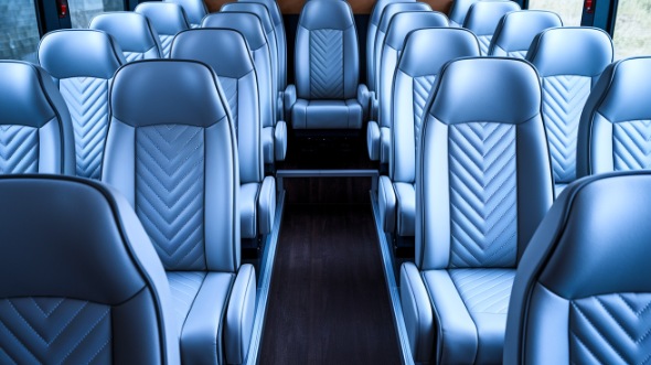 lake charles 28 passenger minibus inside