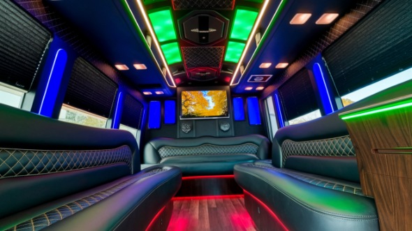 lake charles party bus rental inside