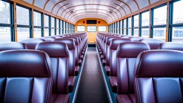 lake charles school bus rental inside